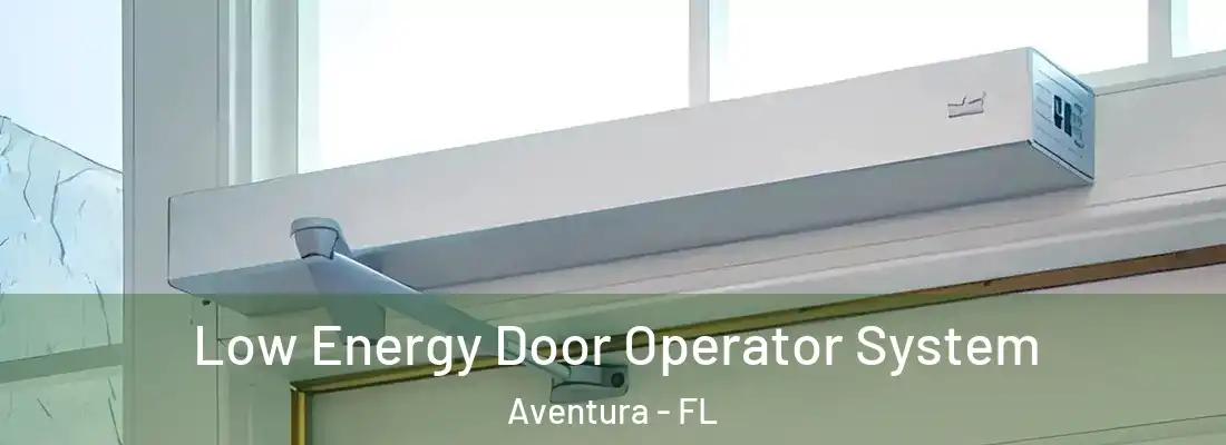  Low Energy Door Operator System Aventura - FL