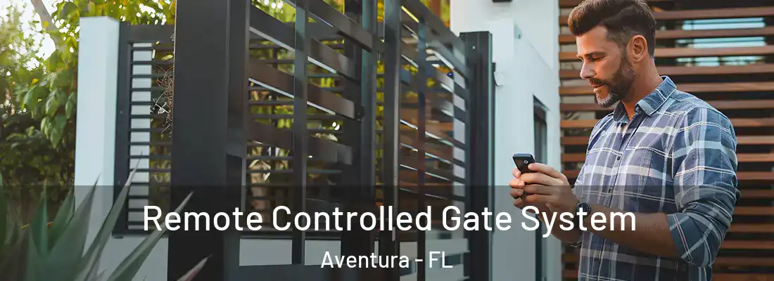 Remote Controlled Gate System Aventura - FL